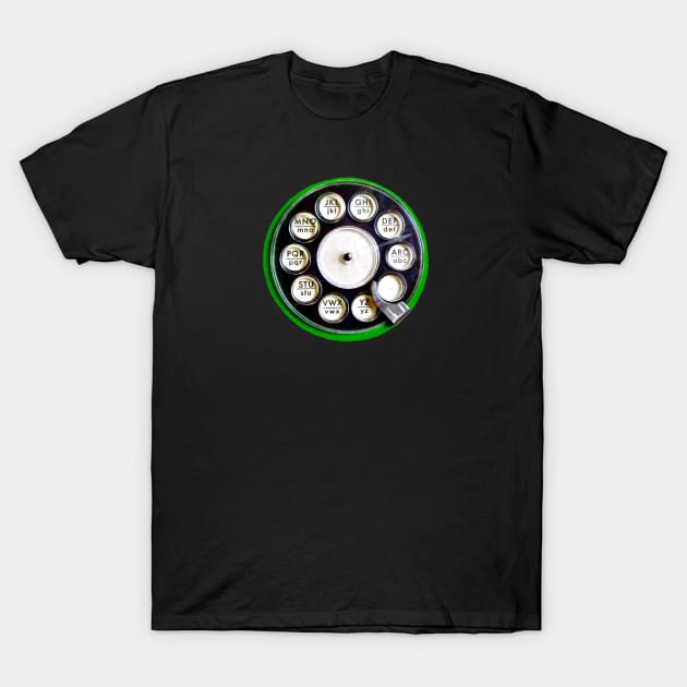 Call me! Vintage Dial Phone T-Shirt by badlydrawnbabe